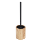 Escova Sanitária Madeira Scandi Redondo Preto Sensea