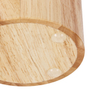 Escova Sanitária Madeira Scandi Redondo Preto Sensea