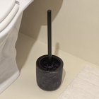 Escova Sanitária com Suporte Pedra Preto Oikos