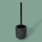Escova Sanitária com Suporte Pedra Preto Oikos