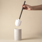 Escova Sanitária Poliresina Off White Banheiro Oikos