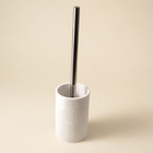 Escova Sanitária Poliresina Off White Banheiro Oikos