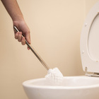 Escova Sanitária Poliresina Off White Banheiro Oikos