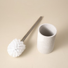 Escova Sanitária Poliresina Off White Banheiro Oikos