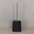 Escova Sanitária Preta em Cerâmica Ribbed Ind Oikos