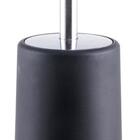Escova Sanitária Suporte Redondo Vaso Banheiro Preta Astra