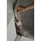 Escova Sanitária Suspensa Aura Marrom Amêndoa Fechado Martiplast