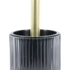 Escova Sanitária Vidro Gatsby Preta Sensea