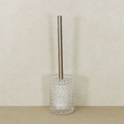 Escova Sanitária Vidro Redonda Incolor Crystal Sensea