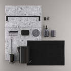 Escova Sanitária Vidro Studio Preta Sensea