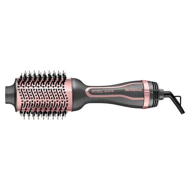 Escova Secadora Bivolt Grey Rose Keratin 1200w Mondial