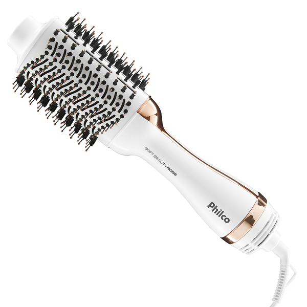 Escova Secadora Philco Soft Beauty Rose Pec09rg 4 Em 1 1200w