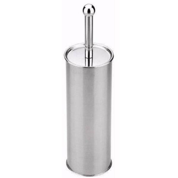 Escova Vassoura Sanitária Inox Com Suporte De Banheiro Ruga