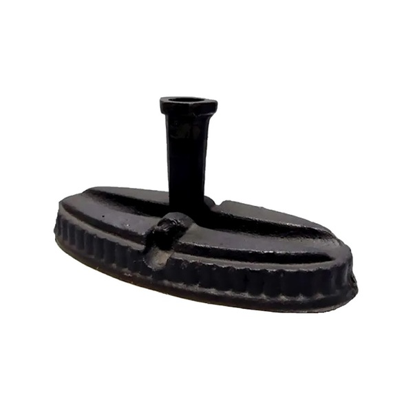 Escovão Pesado Feito A Mão Ferro Fundido Raridade Antigo N04