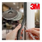 Escovinha Vedadora Adesiva 5x5mm - 20 Metros - Cinza