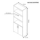 Escritório Compacto 2 Peças Office Notável Móveis