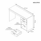 Escritório Compacto 2 Peças Office Notável Móveis