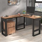 Escritório Completo 1 Porta 1 Gaveta Preto/solanum M103 - Fos