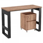 Escritório Completo 1 Porta 1 Gaveta Preto/solanum M104 - Fos