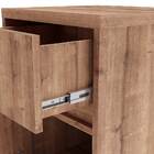 Escritório Completo 1 Porta 1 Gaveta Preto/solanum M104 - Fos