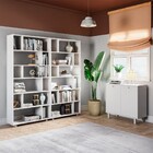 Escritório Completo 2 Portas 11 Prateleiras Branco Bke - Brv