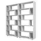 Escritório Completo 2 Portas 11 Prateleiras Branco Bke - Brv