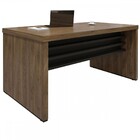 Escritório Completo 3 Gavetas Charuto/preto - Artany Móveis