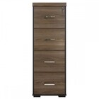 Escritório Completo 4 Gavetas Charuto/preto - Artany Móveis