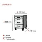 Escritório Completo 4 Peças Branco