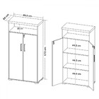 Escritório Completo 4 Portas 3 Gavetas Charuto/preto - Artany