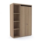 Escritório Completo 5 Peças Pe50 Pandin Móveis Noce Naturalle