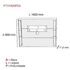 Escritório Completo 5 Peças Pe50 Pandin Móveis Noce Naturalle