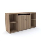 Escritório Completo 5 Peças Pe50 Pandin Móveis Noce Naturalle