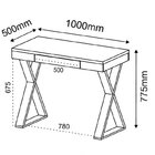 Escritório Completo Com Escrivaninha 1 Gaveta E Estante 2 Pra