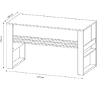Escritório Completo Com Mesa Armário Alto E Balcão Moon Mdp B