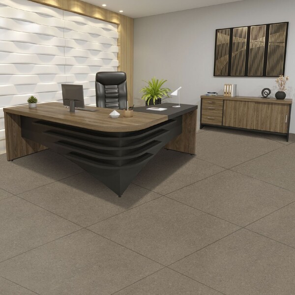 Escritório Completo Executivo 2 Portas 3 Gavetas Charuto/pret