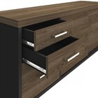 Escritório Completo Executivo 2 Portas 3 Gavetas Charuto/pret