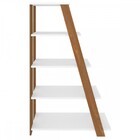 Escritório Completo Home Office 2 Gavetas Freijo/grafito/bran