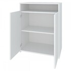 Escritório Completo Home Office 2 Portas 8 Nichos Branco - Ar