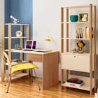 Escritório Completo Match 1 Porta Off White/carvalho - Artely