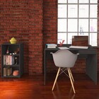 Escritório Completo Slim 1 Gaveta 2 Prateleiras Preto - Artan