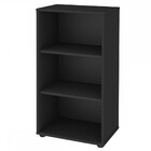 Escritório Completo Veneza 1 Gaveta 2 Prateleiras Preto - Art