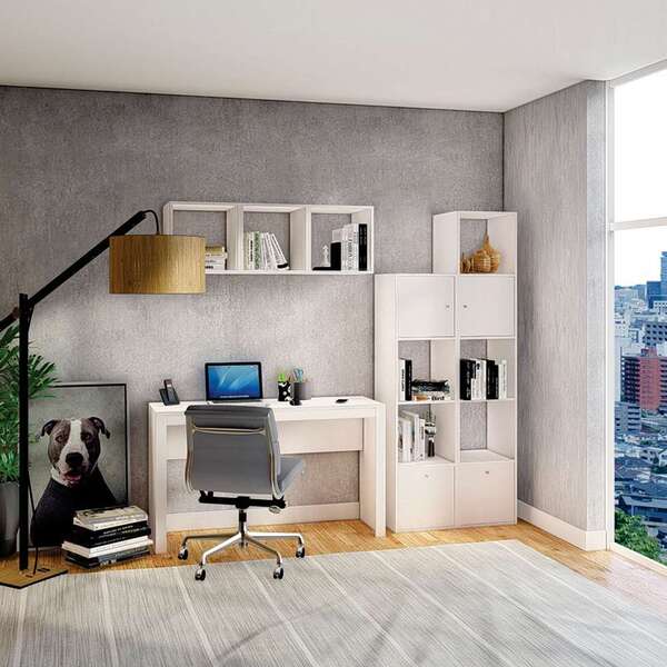 Escritório Decorado Infinity I Branco