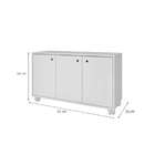 Escritório Decorado Valletta Branco