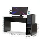 Escritorio Gamer Pc Rofemar Moveis Escrivaninha Mesa Mazon Co