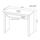 Escrivaninha 01 Gaveta Me4107 Tecno Mobili