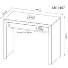 Escrivaninha 01 Gaveta Me4107 Tecno Mobili