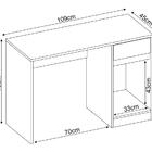 Escrivaninha 01 Porta 01 Gaveta Morada 29600 Demobile