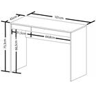 Escrivaninha 02 Gavetas College Ii Artany