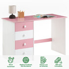 Escrivaninha 04 Gavetas Madeira Maciça Arne